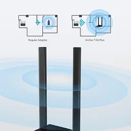 WiFi-адаптер TP-Link Archer T4U Plus USB 3.0 Wi-Fi 5 (AC) (ARCHER T4U Plus) - мініатюра 6