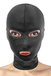 Капюшон для БДСМ Fetish Tentation Open Mouth and Eyes Hood з відкритими очима та ротом - мініатюра 2