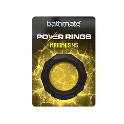 Силіконове ерекційне кільце Bathmate Maximus Power Ring, 4.5 см (чорний) - мініатюра 3