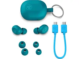Навушники TWS JLAB JBuds Mini Green Aqua (IEUEBJBMINIRAQUA124) - мініатюра 6