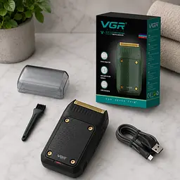 Чоловіча електробритва VGR V-353 USB - мініатюра 3