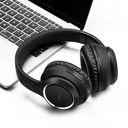 Бездротові накладні навушники HOCO W28 Journey wireless headphones чорний - мініатюра 3