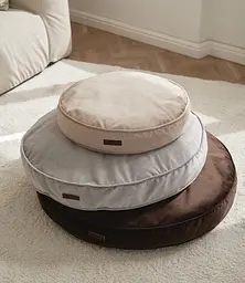 Лежак-подушка ортопедична для собак "Pearl" з ефектом пам'яті Memory Foam коричневий М 85см - мініатюра 5