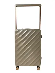 Валіза Milano bag 015 колір шампань розмір середній M - мініатюра 6