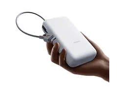Зовнішній акумулятор (Power Bank) Xiaomi 20000mAh 22.5W Integrated Cable Light Gray (BHR9738GL) - мініатюра 2