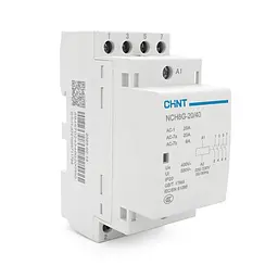 Контактор Chint NCH8-20/40 220V, 20А, 10kW, 4NO, на DIN-рейку