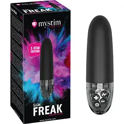 Вібратор з електростимуляцією Mystim Sleak Freak Black Edition (SO8145) [108541] - мініатюра 7