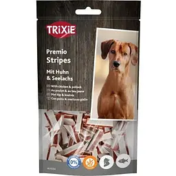Ласощі для собак Trixie Premio Fish Chicken Stripes Палички з куркою та минтаєм 75 г