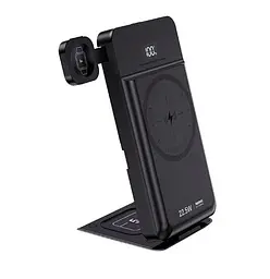 Повербанк Remax Wireless Charger 5in1 RPP-D3 10000 mAh 15W Black