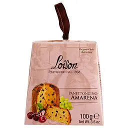 Кекс Loison Panettoncino Amarena з вишневими цукатами 100 г (798643) - мініатюра 2