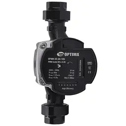 Насос циркуляційний енергоощадний Optima PRIME UPMH 25-60AUTO 180 мм + гайки - мініатюра 2