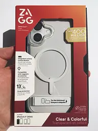 Чохол протиударний для iPhone 17 ZAGG Gear4 Crystal Palace MagSafe KS Clear Case Прозорий з підставкою - мініатюра 2