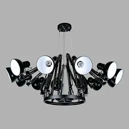 Люстра павук Levistella 75990290-12 BK - мініатюра 2