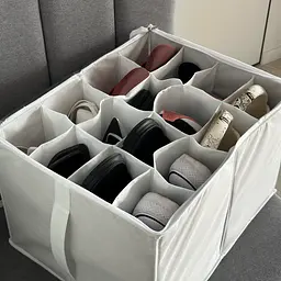 Органайзер-коробка ORGANIZE  для взуття на 8 пар до 44 розміру 43*35*29 см (білий) - мініатюра 4