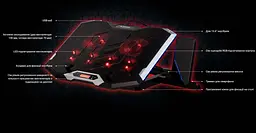 Охлаждающая подставка для ноутбука 15.6 дюймов 2E Gaming CPG004 6xFan RGB LED - мініатюра 2