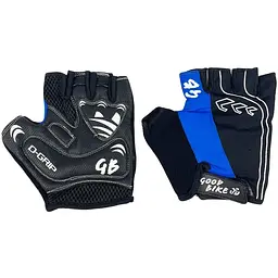 Велорукавиці Good Bike D-Grip короткий палець розмір XL сині (94507Blue-IS) - мініатюра 2