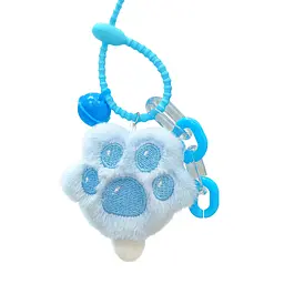 Брелок Котяча Лапка Блакитна Cat's Paw Blue 5 см