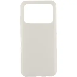 Чохол Silicone Cover Lakshmi (AAA) для Xiaomi Poco X6 Pro Білий / White