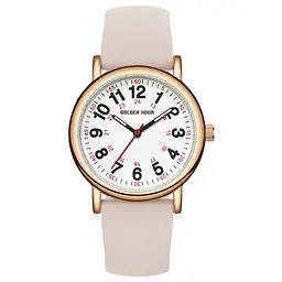 Наручний годинник жіночий GoldenHour Trend Pink Золотий (3066) - мініатюра 2