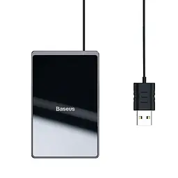 Бездротовий зарядний пристрій Baseus Card Ultra-thin Wireless Charger 15W - мініатюра 3