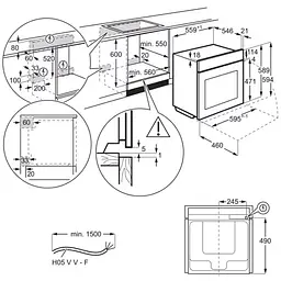 Духова шафа Electrolux KOBBS39H - мініатюра 5
