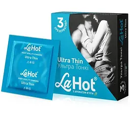 Презервативи La Hot Ultra Thin з ароматом м'яти 12 шт. (4 уп. х 3 шт.) - мініатюра 2
