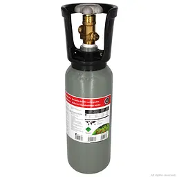 Балон CO2 з плоским дном Aqua Nova , метал, 2 л (NCO2-2L-GRAY) - мініатюра 4