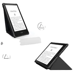 Обкладинка Ultra Slim Origami BeCover для Amazon Kindle Paperwhite 11th Gen. 2021 Black (707218) - мініатюра 3