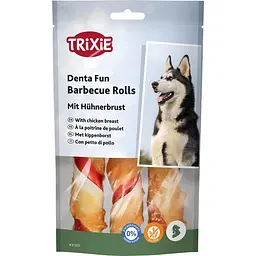 Ласощі Trixie Denta Fun для собак Палички для чищення зубів з куркою 12 см 105 г 3 шт (арт.31377)