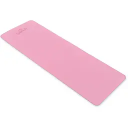 Килимок (мат) для фітнесу та йоги Queenfit Premium TPE 0,5см рожевий - мініатюра 3