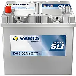 Автомобільний акумулятор VARTA Blue Dynamic D48 6СТ-60Ah Аз ASIA 540A (EN) 560411054 - мініатюра 2