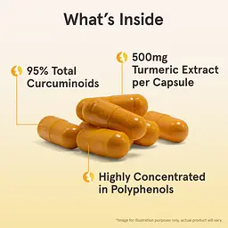 Куркумін Jarrow Formulas Curcumin 95, 500 мг 60 капсул - мініатюра 3
