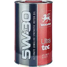 Автомобільна моторна олива WOLVER Ultratec 5W-30 1л