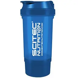 Шейкер Scitec Nutrition Shaker 500 мл 2-х компонентний, Blue
