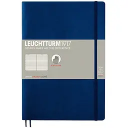 Блокнот Leuchtturm1917 Composition (B5), М'яка обкладинка, темно-синій, лінія (349300)