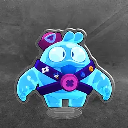 Акрилова колекційна фігурка Brawl Stars Сквік 10 см - мініатюра 2