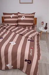 Постільна білизна двоспальне ТЕП Soft dreams Line Brown 2-03858-26453 180х215 см коричнева - мініатюра 3