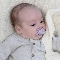 Пустушка силіконова Difrax Natural Newborn 0+ міс. Apricot lines (113 Apricot_lines) - мініатюра 5