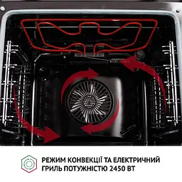 Духова шафа електрична Perfelli DIAMOND 6M8L INOX - мініатюра 12
