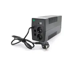 Джерело безперебійного живлення Qoltec QLT1000 600W LED дисплей металевий корпус - мініатюра 2