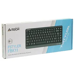 Клавіатура A4Tech Fstyler FBK11 Wireless Grey (FBK11 (Grey)) - мініатюра 7