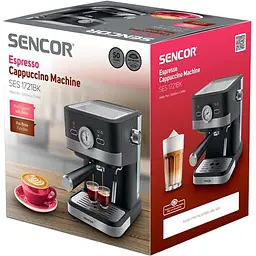 Кавоварка еспресо Sencor SES 1721BK (6931336) - мініатюра 7