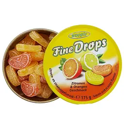 Льодяники Woogie Fine Drops зі смаком лайма та апельсина 175г - мініатюра 2