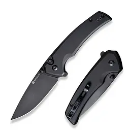 Ніж складаний Sencut Serene S21022B-1 чорний, чорне лезо - мініатюра 8