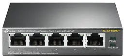 Комутатор TL-SF1005P 5xFE (4xPoE), 56Вт, Некерований TP-Link teh0018125 - мініатюра 2