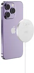 БЗП XO CX022 Magnetic Wireless 15W 1.2m Білий - мініатюра 2