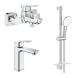 Набір змішувачів для ванни Grohe Cubeo UA125246M Хром