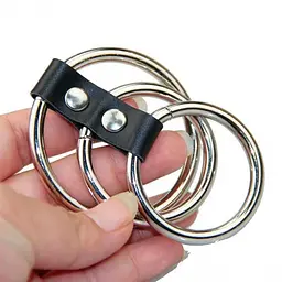 Сталевий фіксатор на пеніс Володар Кілець Сріблястий K000601 - мініатюра 5