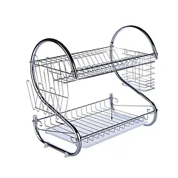 Стійка для зберігання посуду kitchen storage rack, сушарка для посуду - мініатюра 3