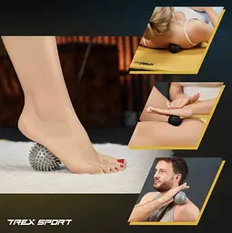 Набір масажних м'ячів Trex Sport TX-003MSA 3в1 для йоги та фітнесу EPP - мініатюра 15